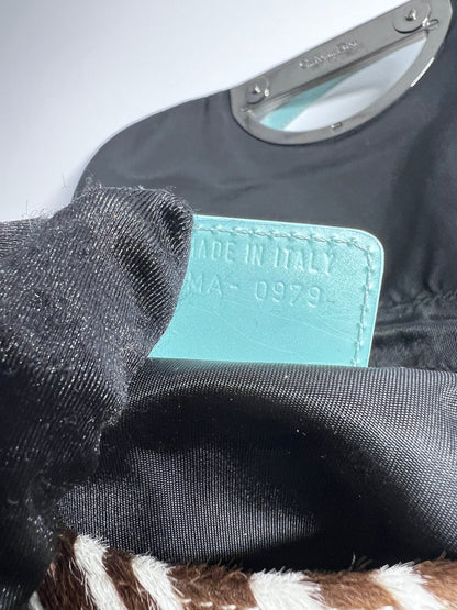 Vintage Dior zebra print pony hair Malice bag