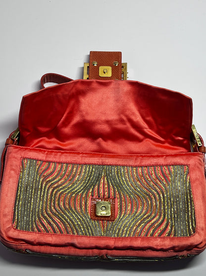 Vintage Custom Fendi Baguette - Tropical Insect Embroidery