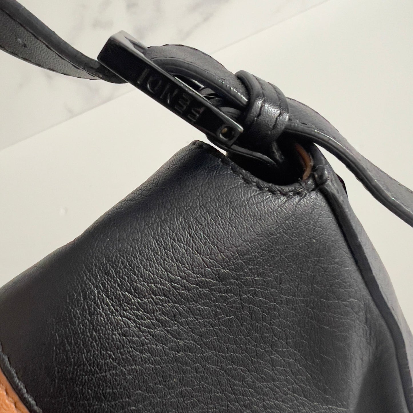 Fendi 3D leather XL mamma baguette