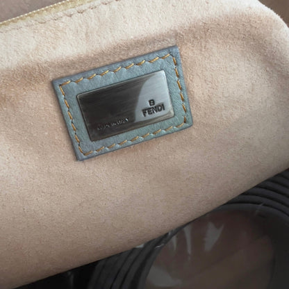 Vintage Fendi XXL Pastel Rainbow Whipstitch Baguette-A