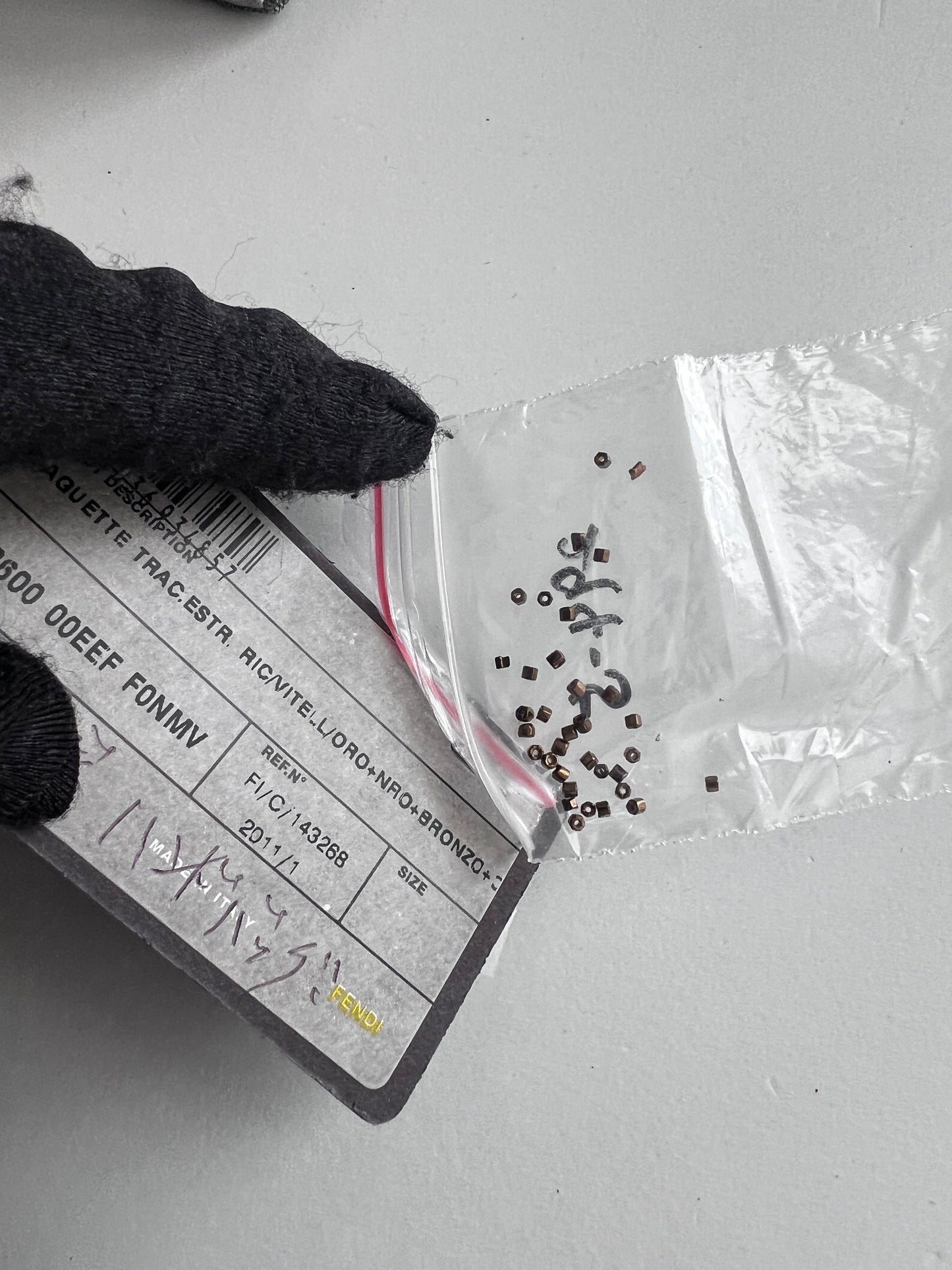 Fendi Cheetah embroidered beaded baguette