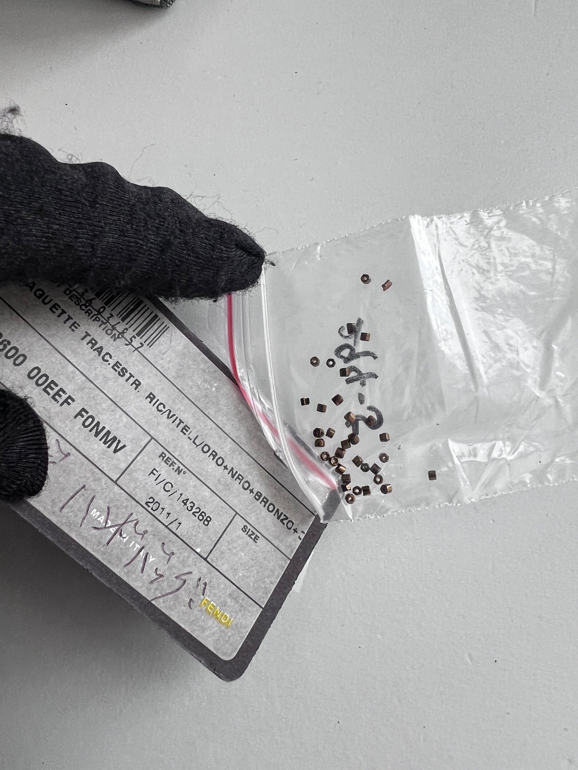 Fendi Cheetah embroidered beaded baguette