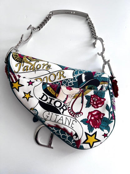 Vintage Dior Gypsy girl saddle bag from 2004 by John Galliano