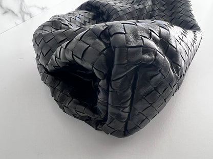 Bottega Veneta Black intrecciato pouch