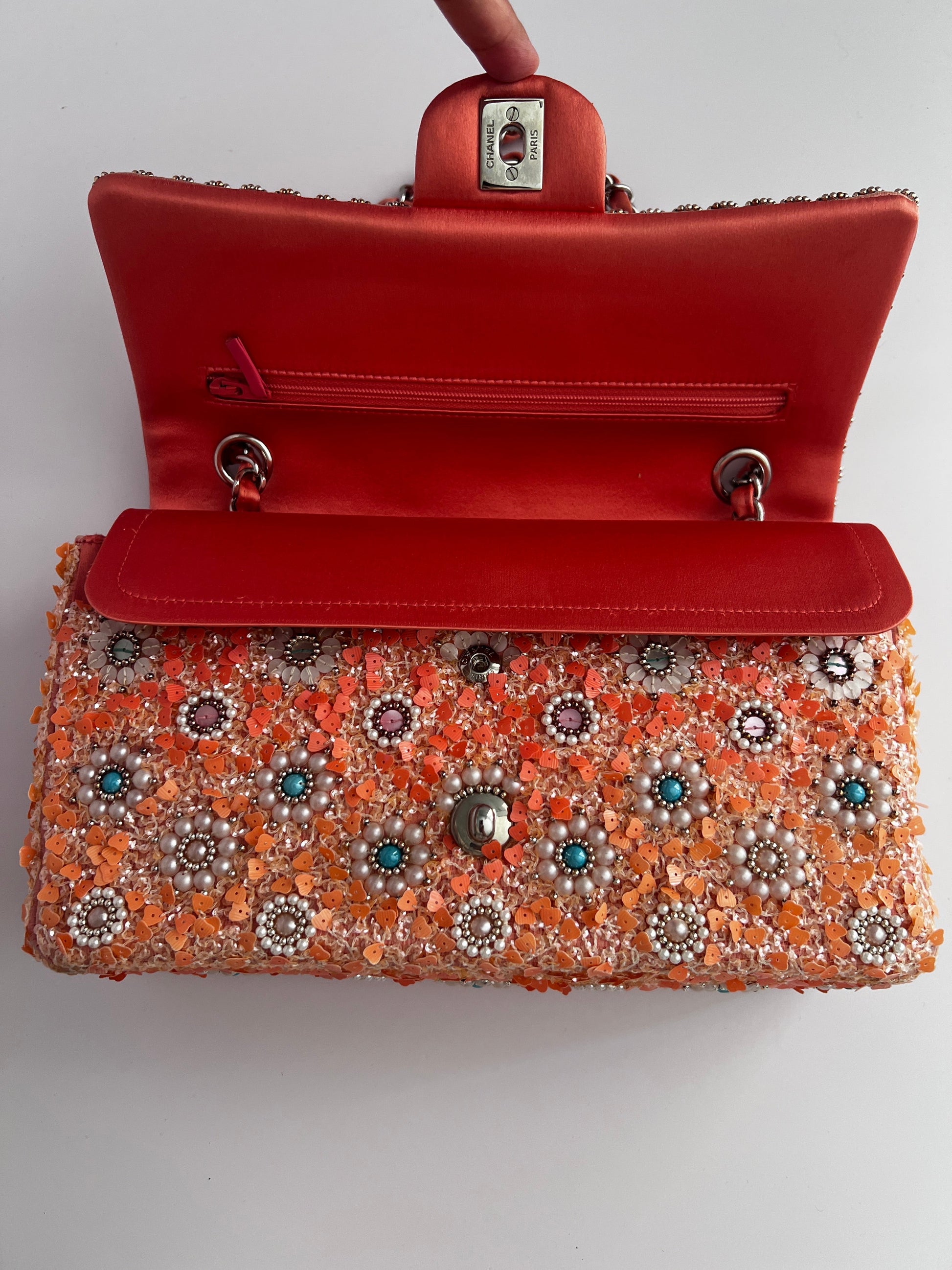 Chanel Classic Medium Embellished Double Flap bag Cruise2014