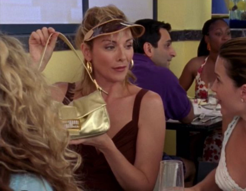 Classic vintage Fendi gold baguette