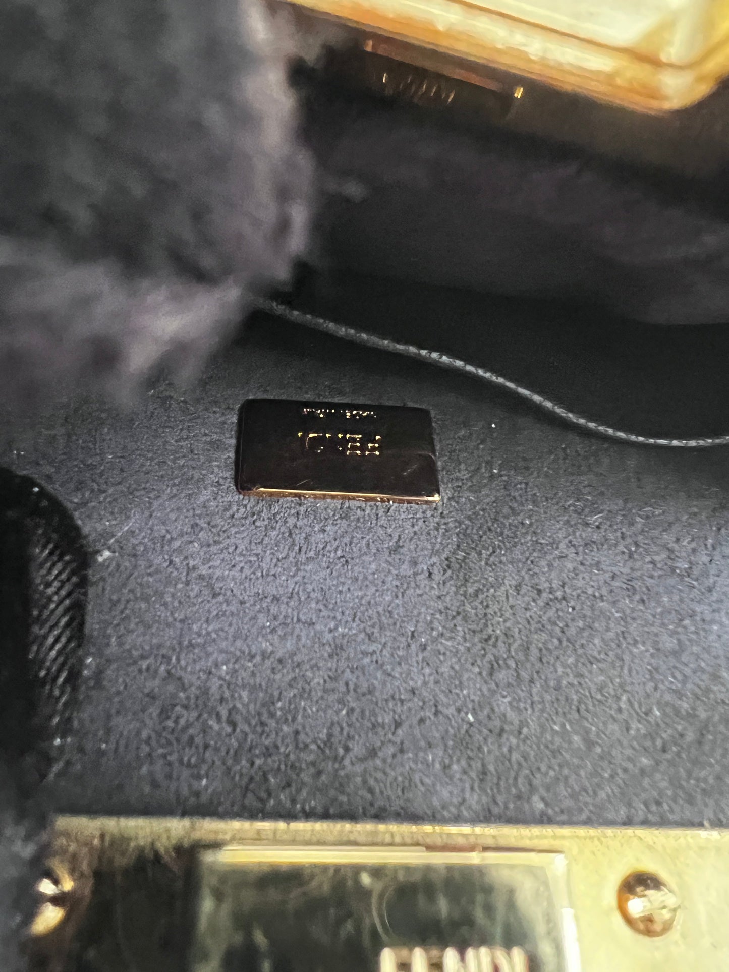 Fendi multicolor beaded mini peekaboo