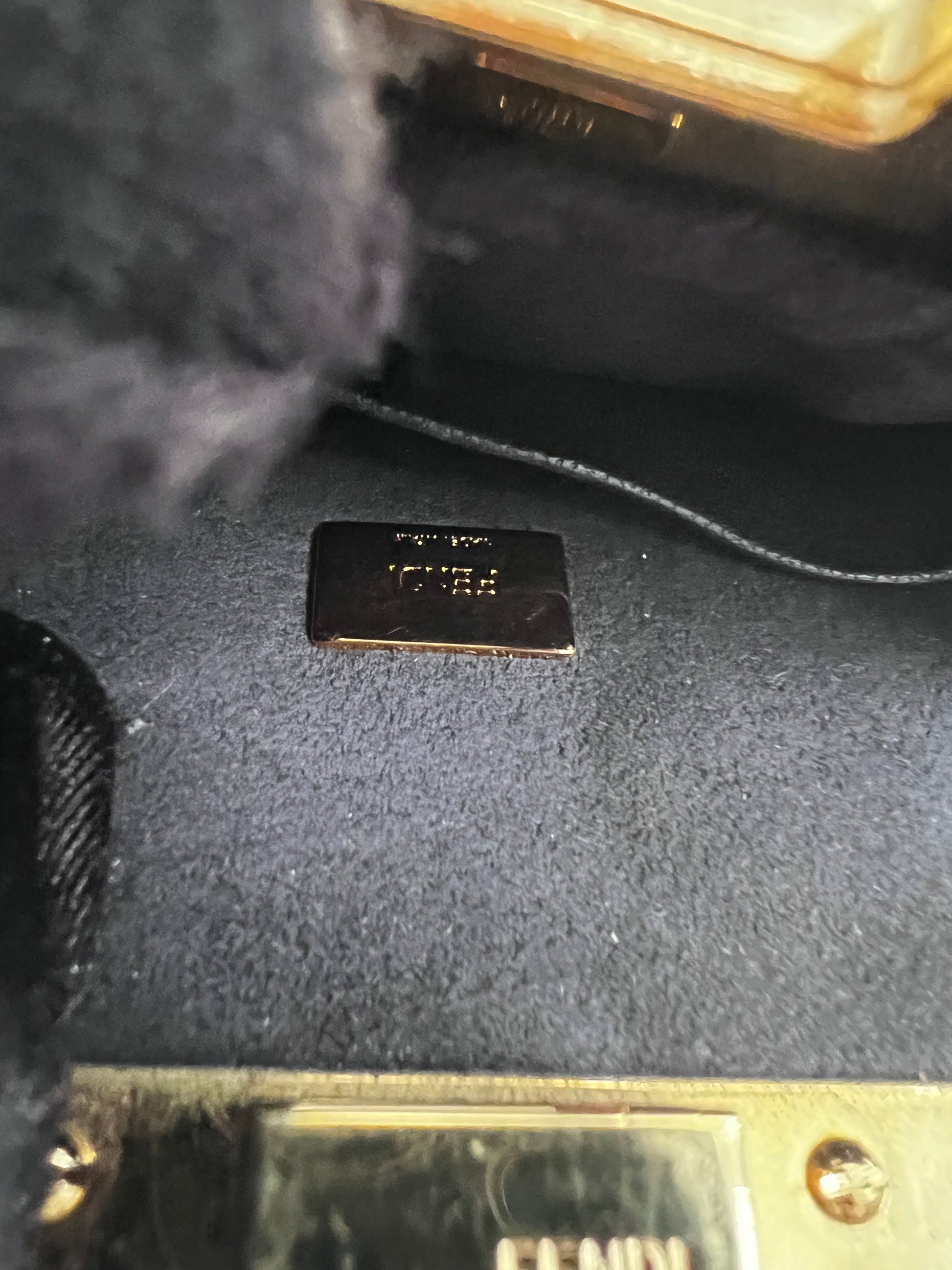 Fendi multicolor beaded mini peekaboo