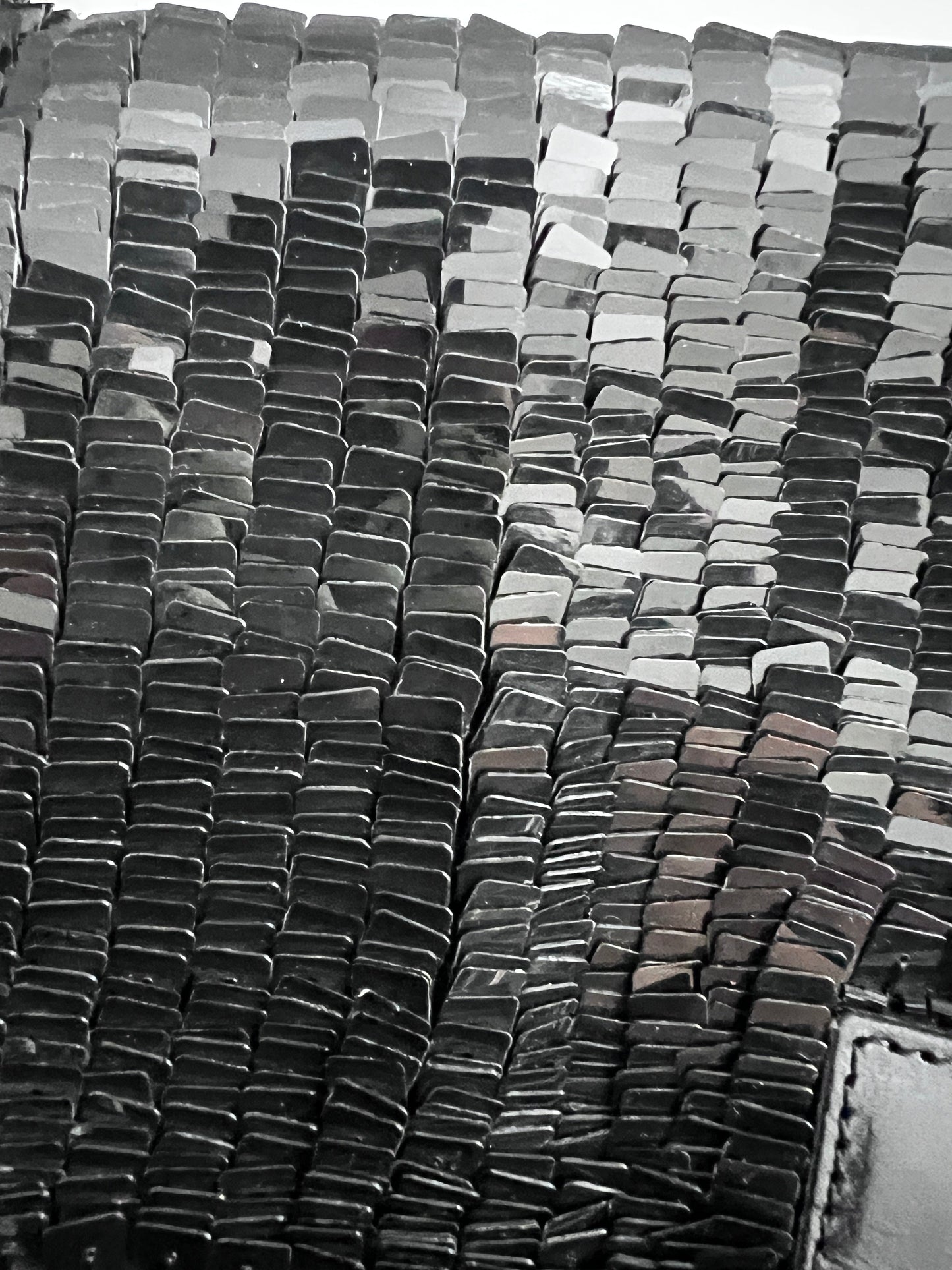 Fendi Black sequin Mamma baguette