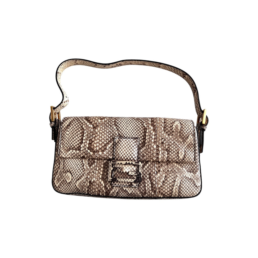 Fendi python baguette