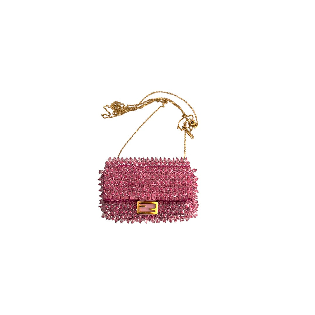 Fendi Fendi Pink Beaded Nano