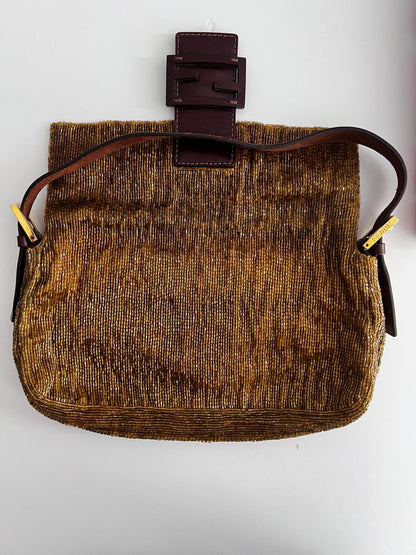 Vintage Fendi beaded baguette (sex and the city style)