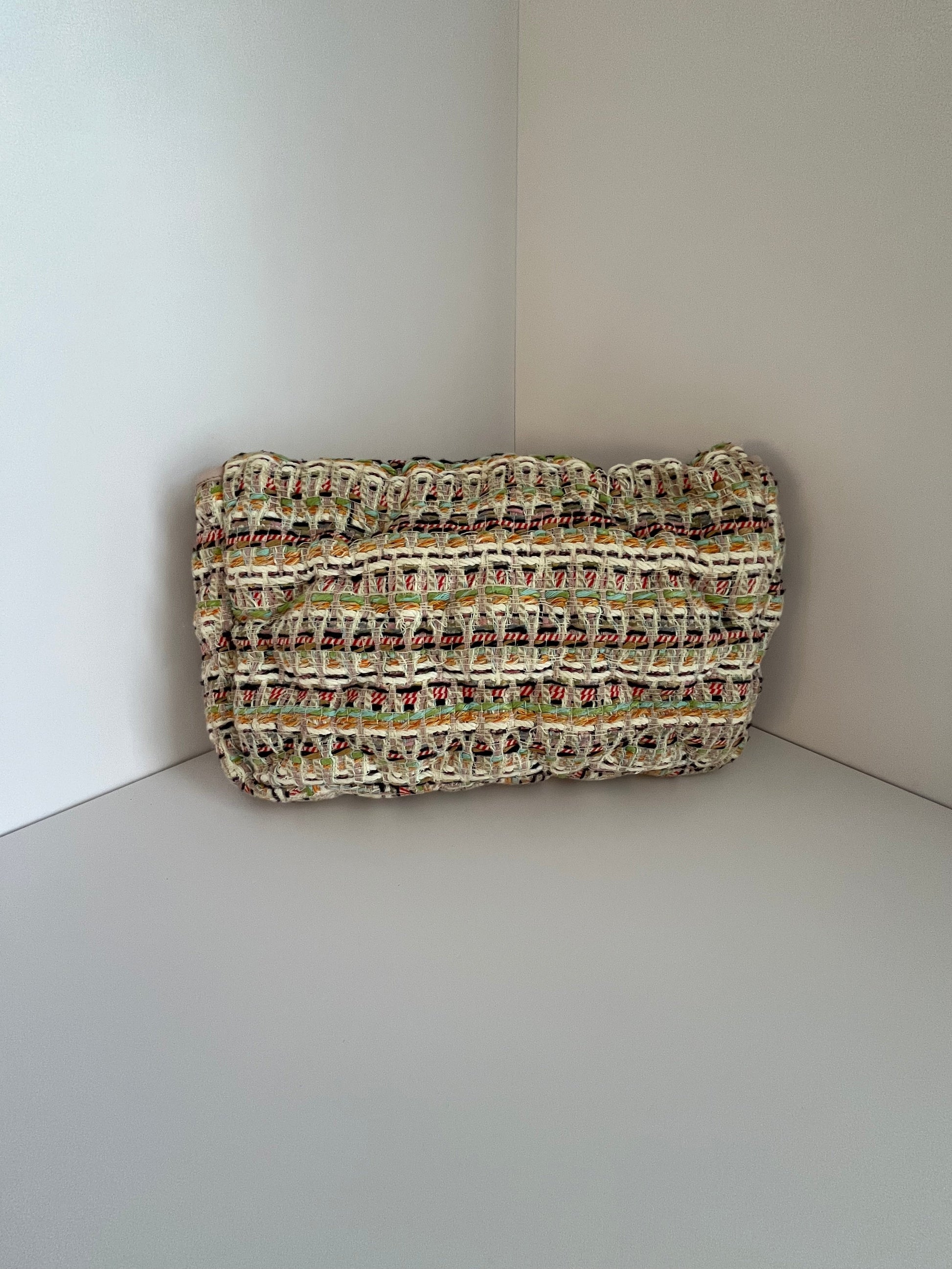 Chanel multicolor big size flap bag