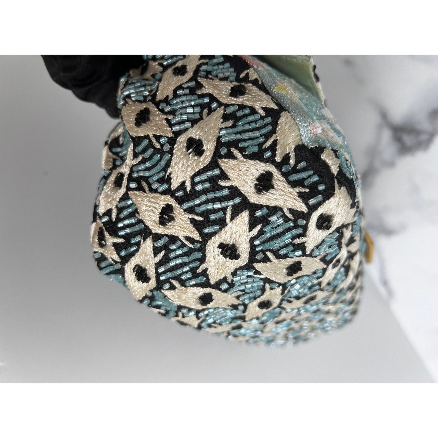 Vintage Fendi beaded Mamma baguette