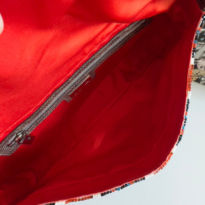 Vintage Fendi Geometric Beaded Baguette