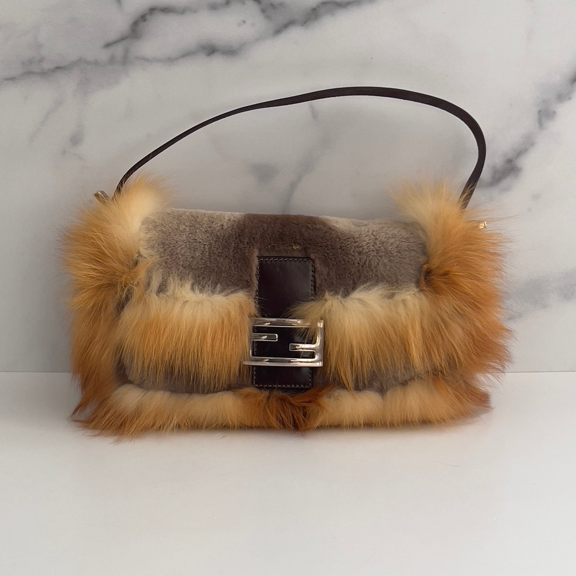 Vintage Fendi Fox Fur Baguette