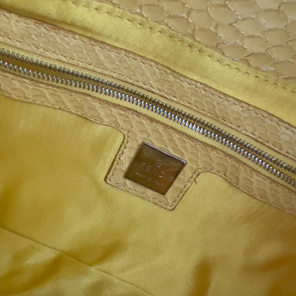 Vintage Fendi Yellow sequin Baguette