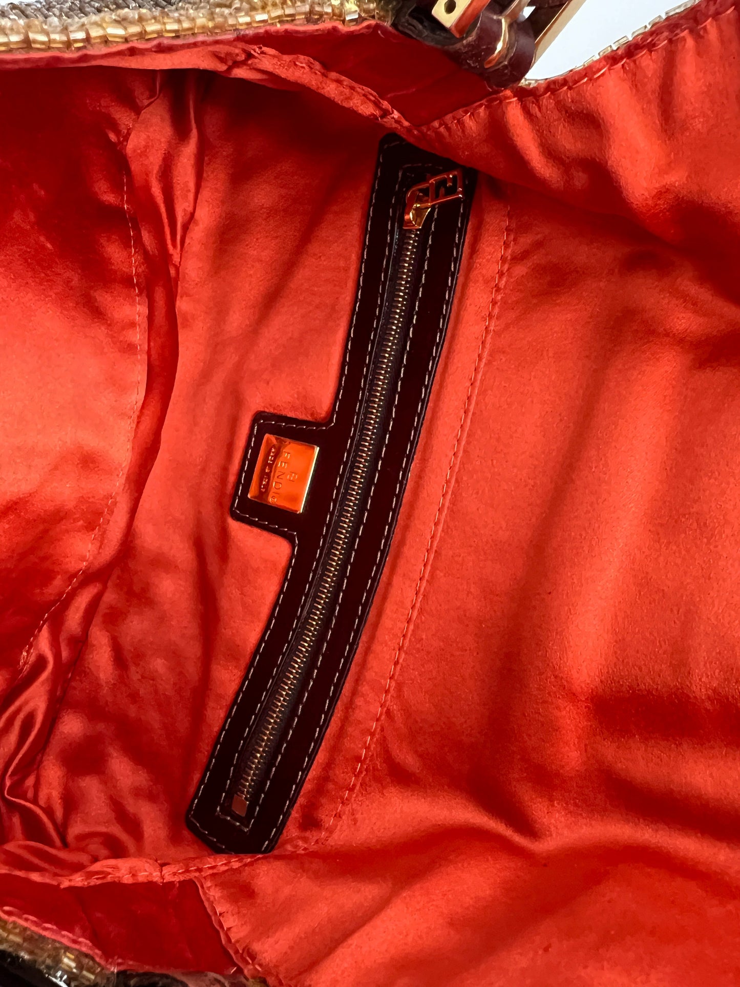 Vintage Fendi beaded baguette (sex and the city style)