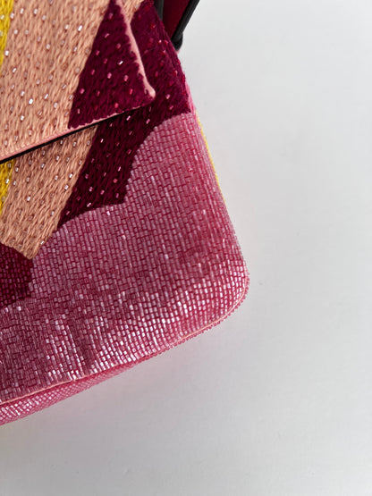 Fendi Sunset beaded baguette