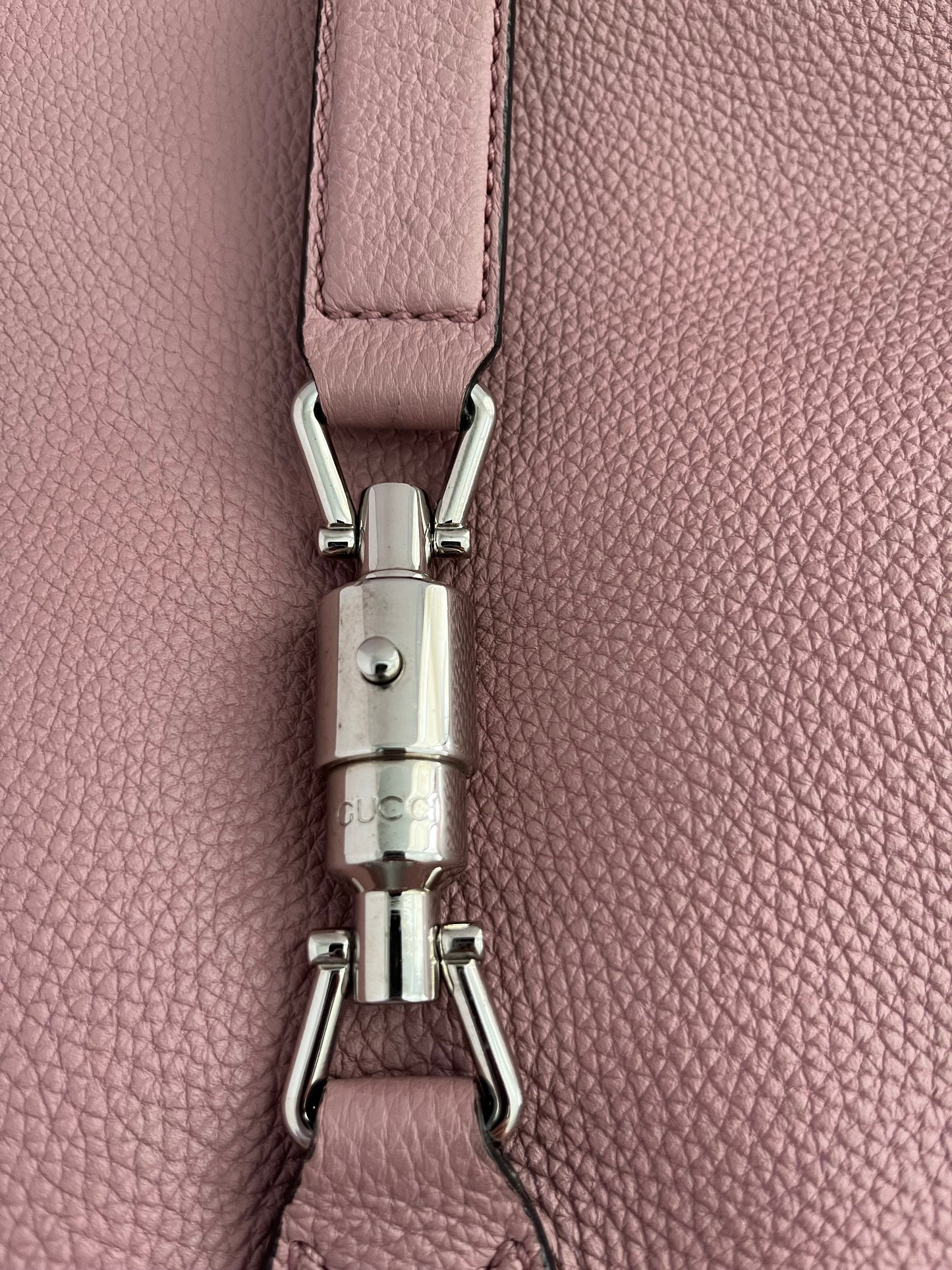 Gucci soft Jackie Hobo big size pink