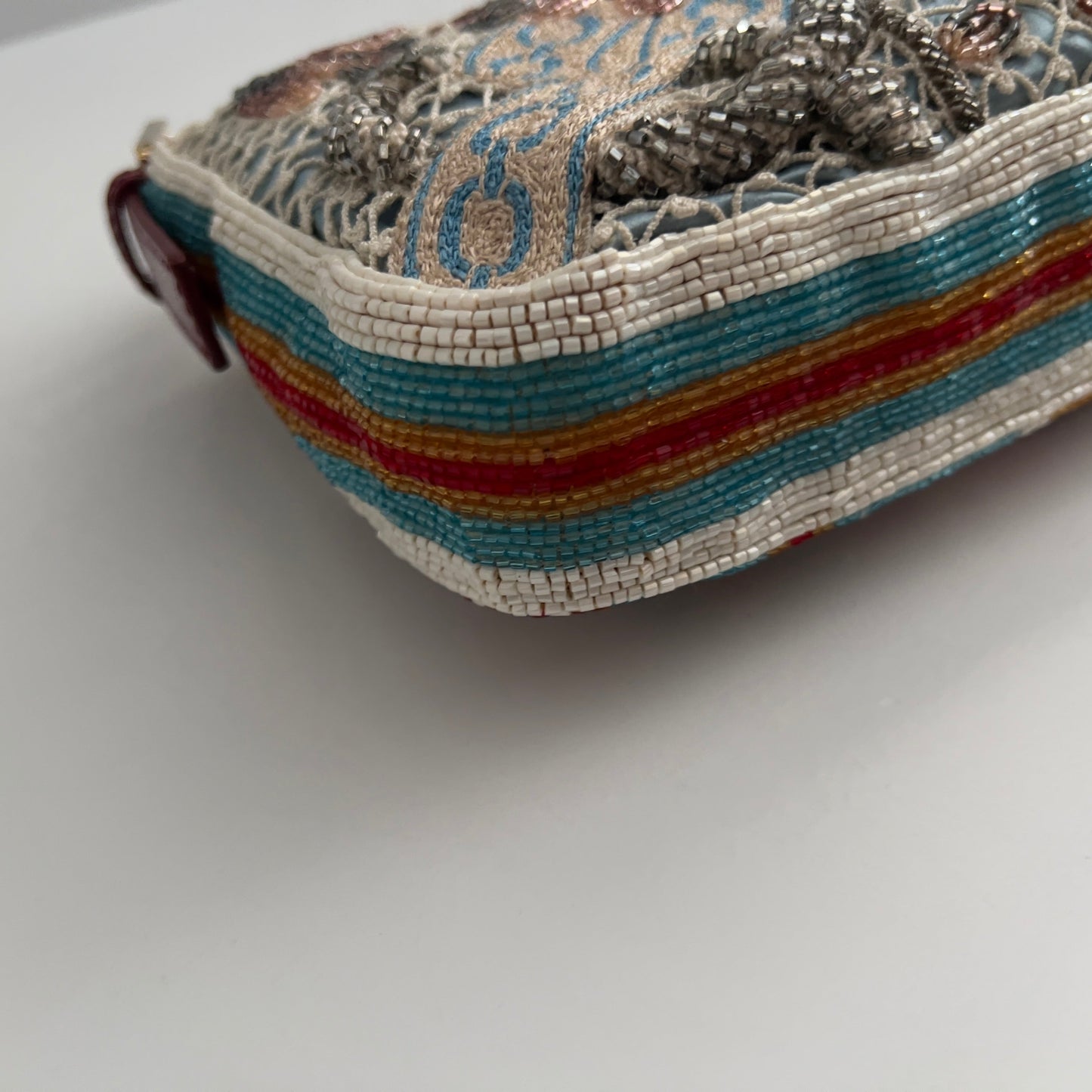 Vintage Fendi Embroidered Baguette