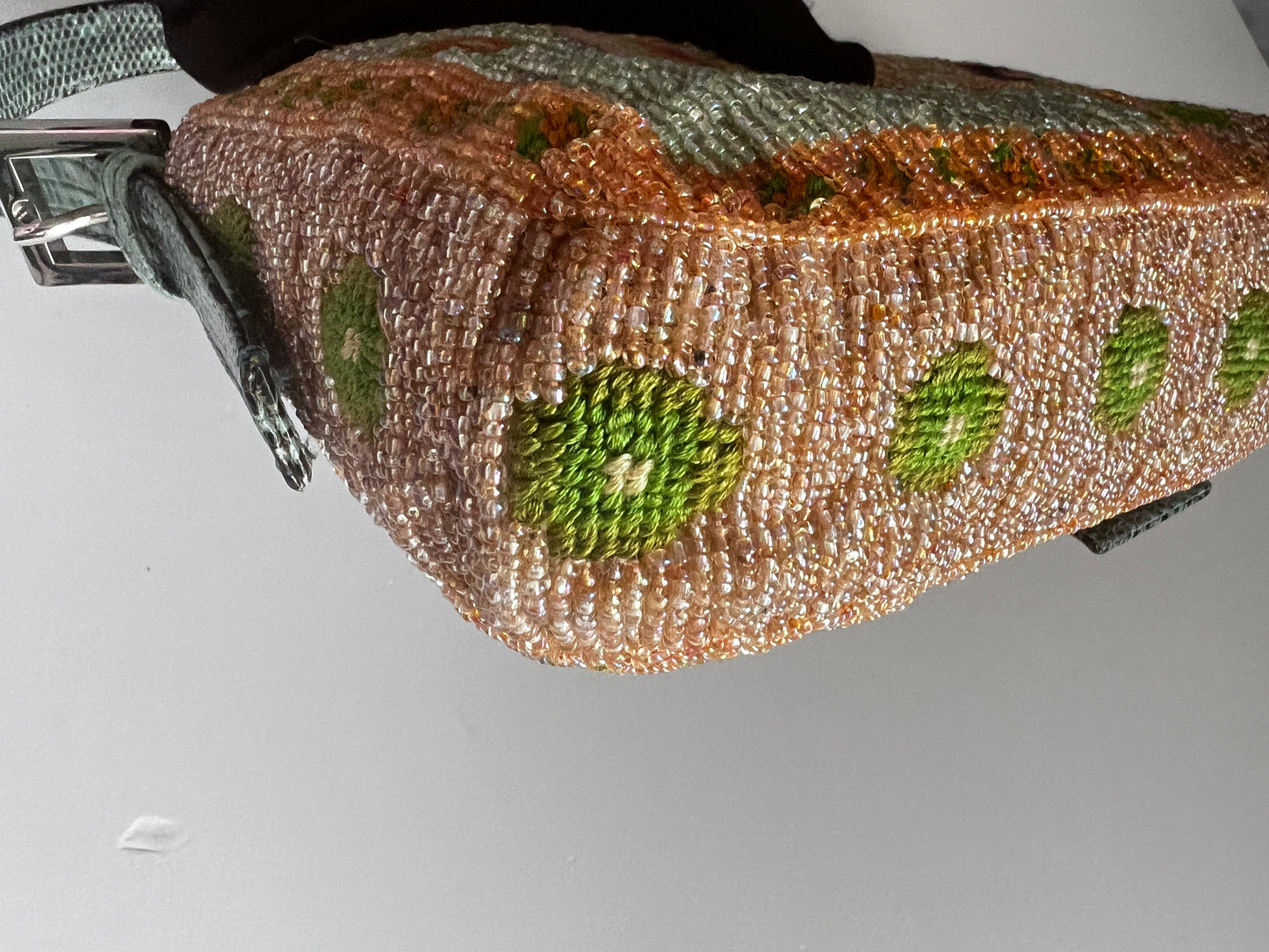 VintageFendi Madonna boho beaded baguette from 1997