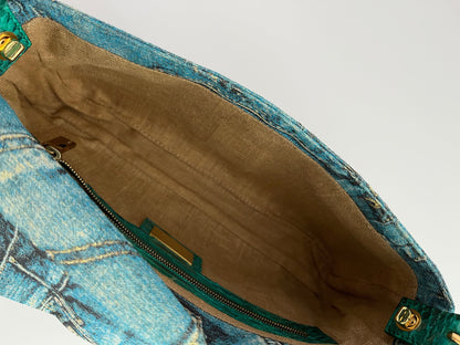 Fendi Jeans print Baguette