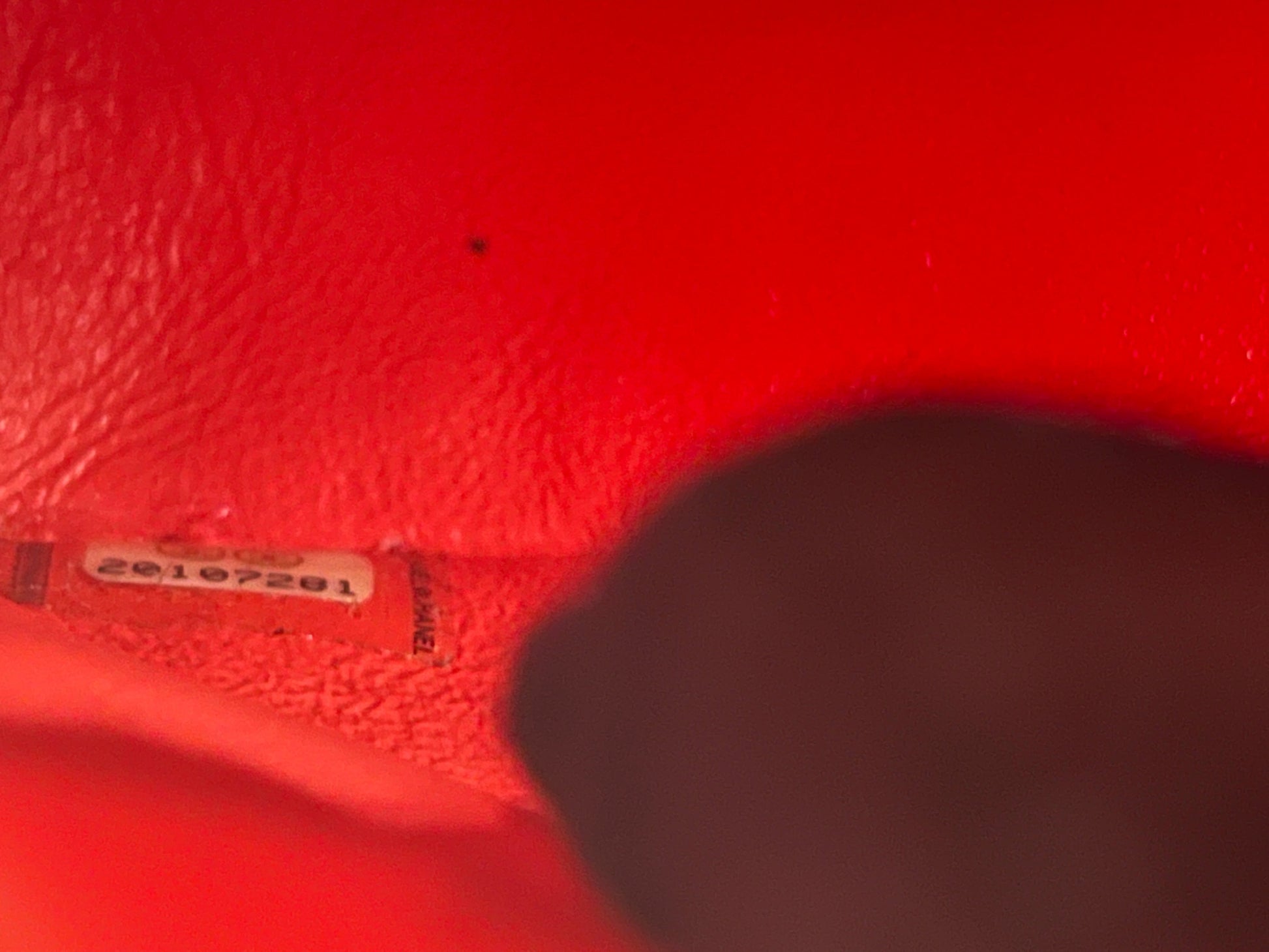 Chanel orange velvet double flap bag medium size