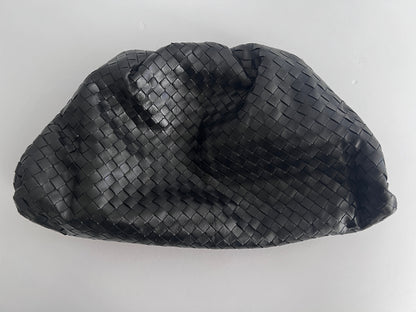 Bottega Veneta Black intrecciato pouch