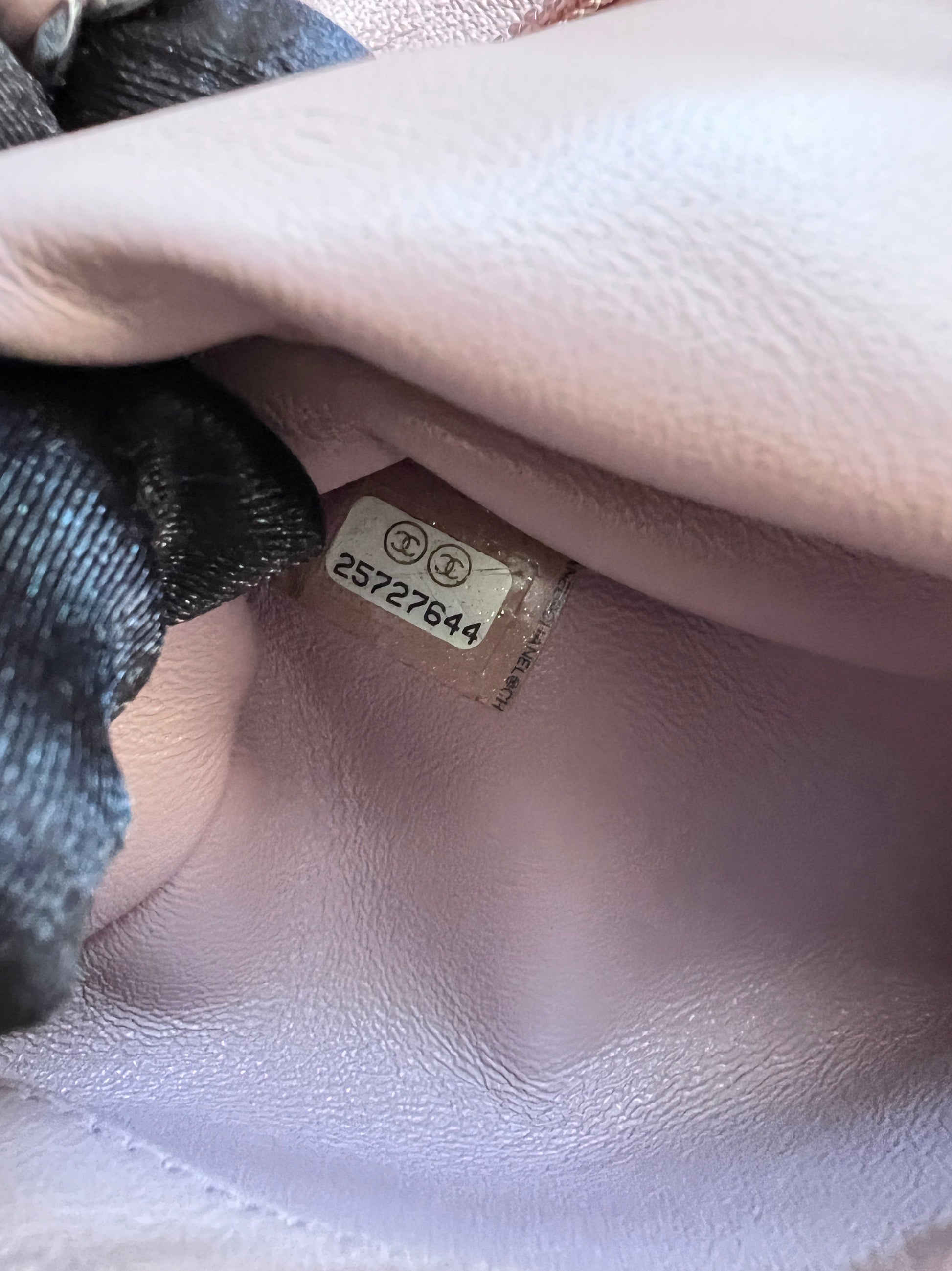 Chanel waterfall sequin small size flap bag