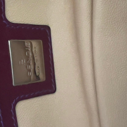 Vintage Fendi Cheetah Print Mink Fur Baguette