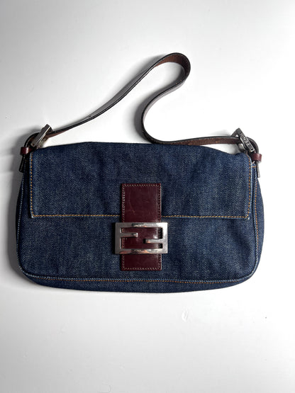 Vintage Fendi Denim baguette