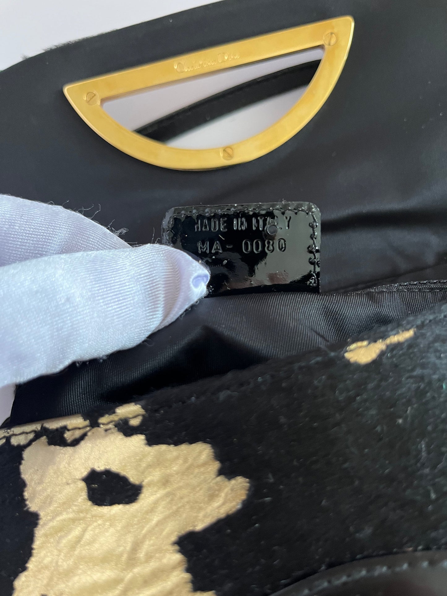 Dior Malice pony hair mini bag