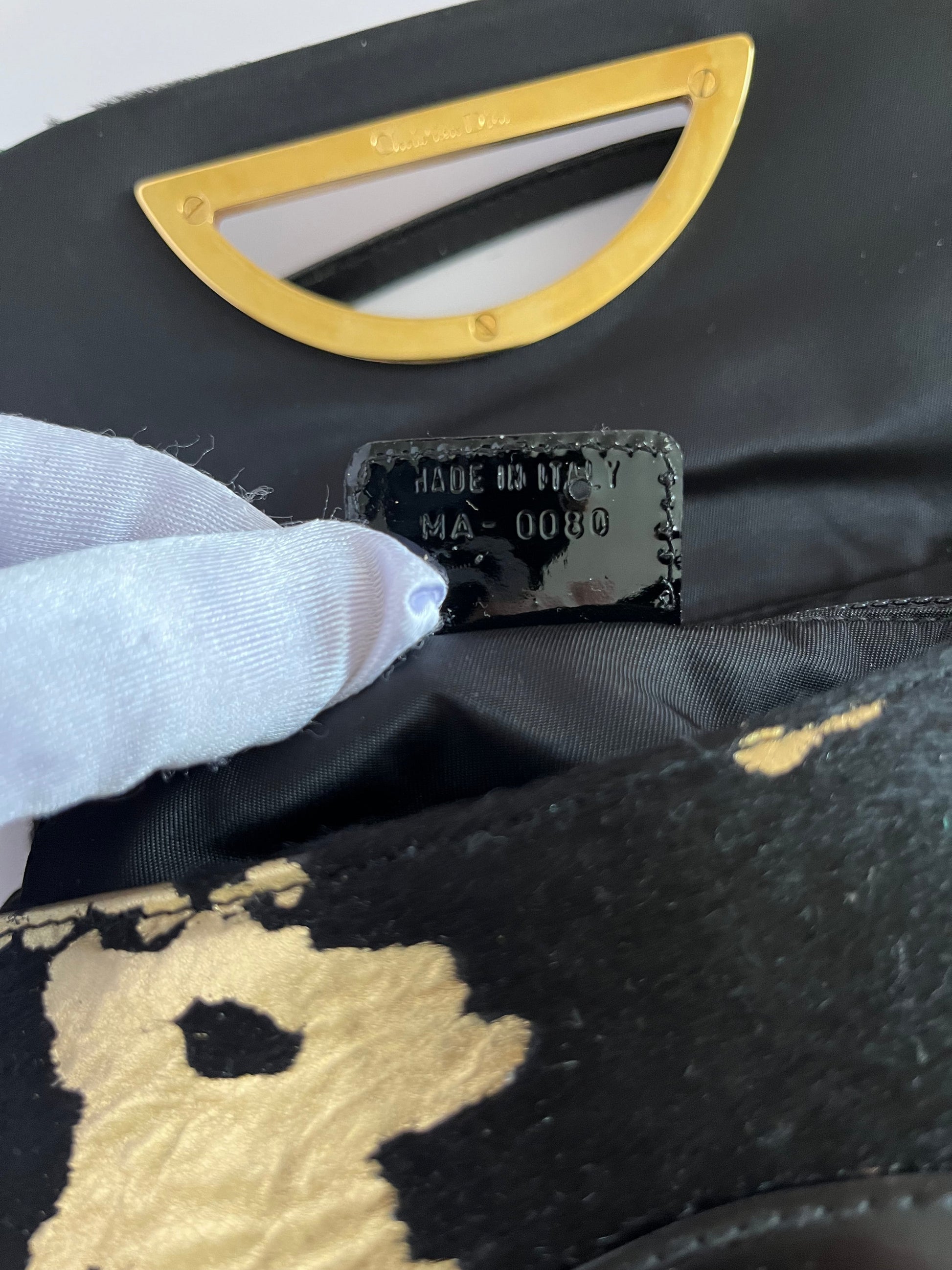 Dior Malice pony hair mini bag