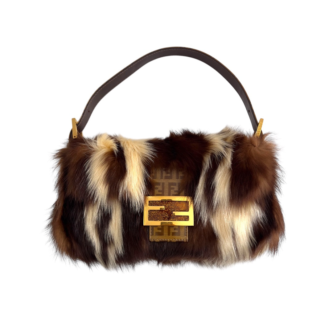 Fendi Vintage Fendi Skunk Fur Baguette