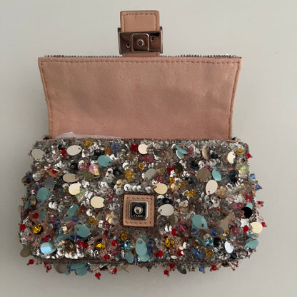 Fendi Fairy Sequin Mini Baguette
