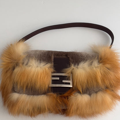 Vintage Fendi Fox Fur Baguette