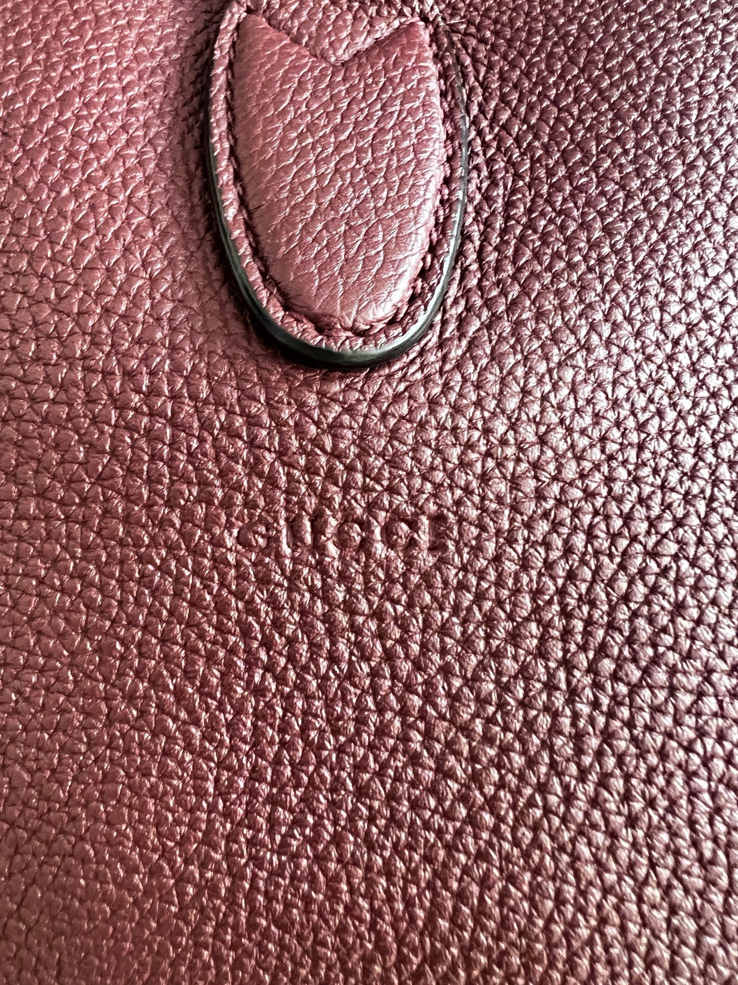 Gucci oxblood grain leather Jackie Hobo bag medium size