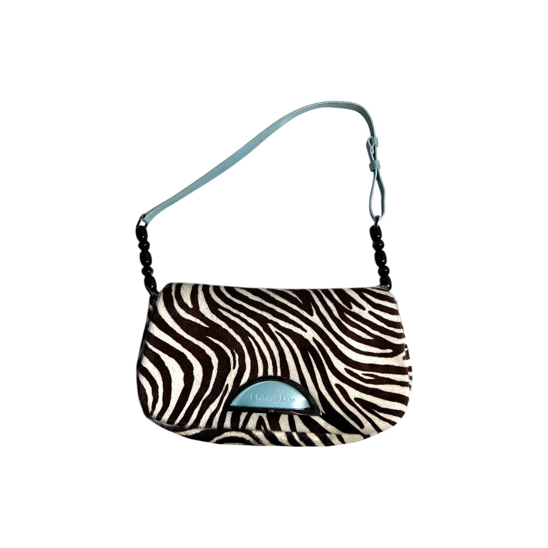 Dior Vintage Dior zebra print pony hair Malice bag