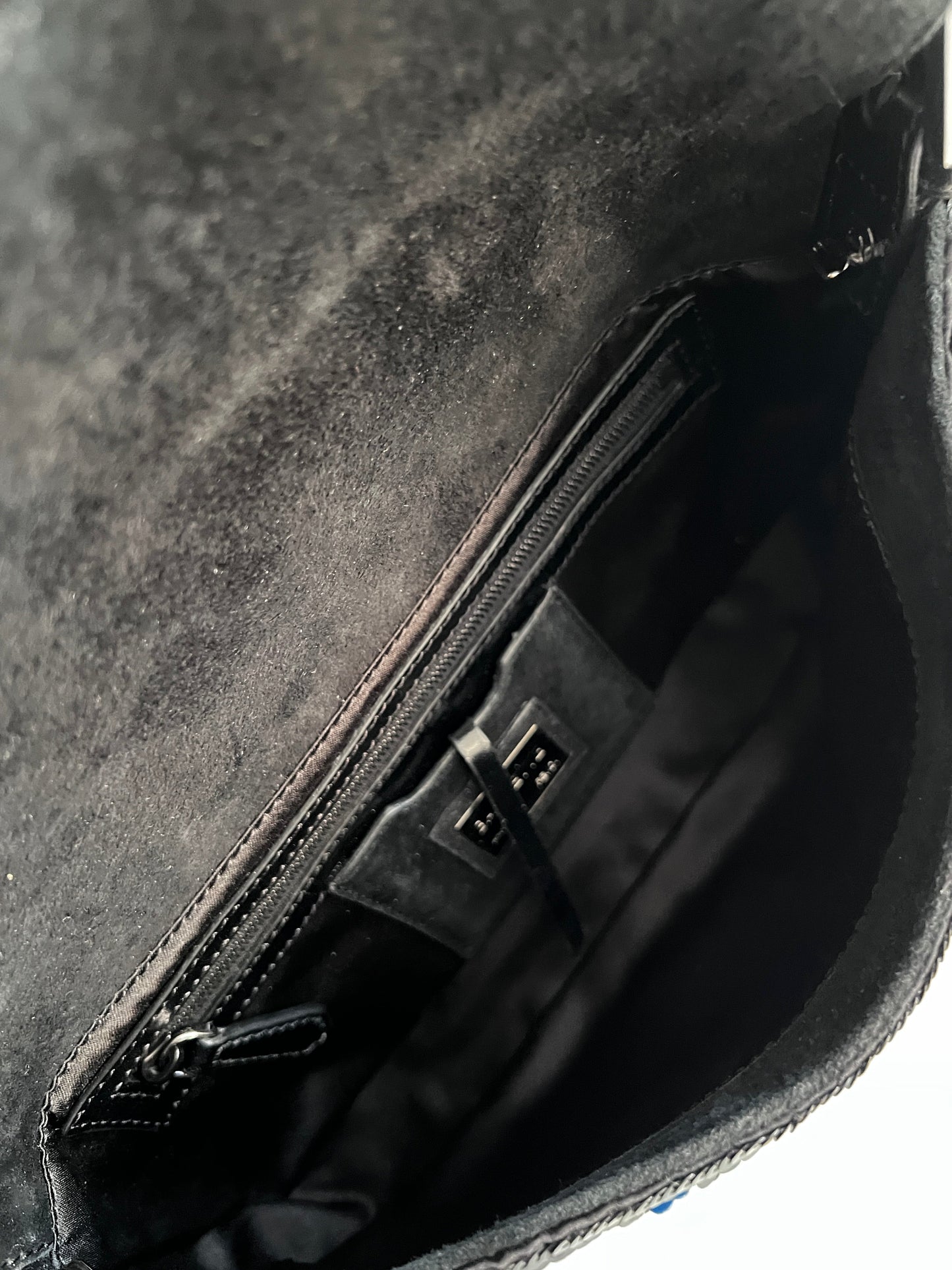 Fendi floral sequin baguette