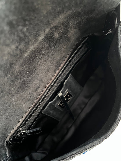 Fendi floral sequin baguette