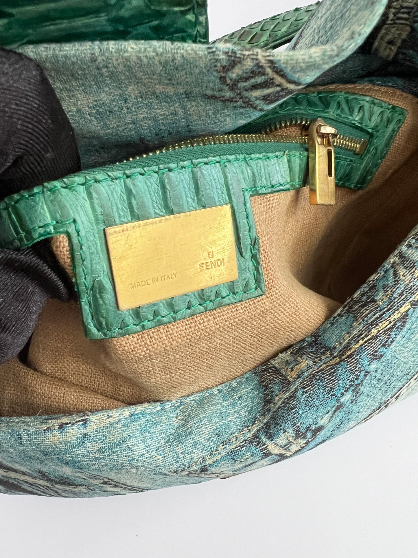 Fendi Limited Edition Denim Baguette