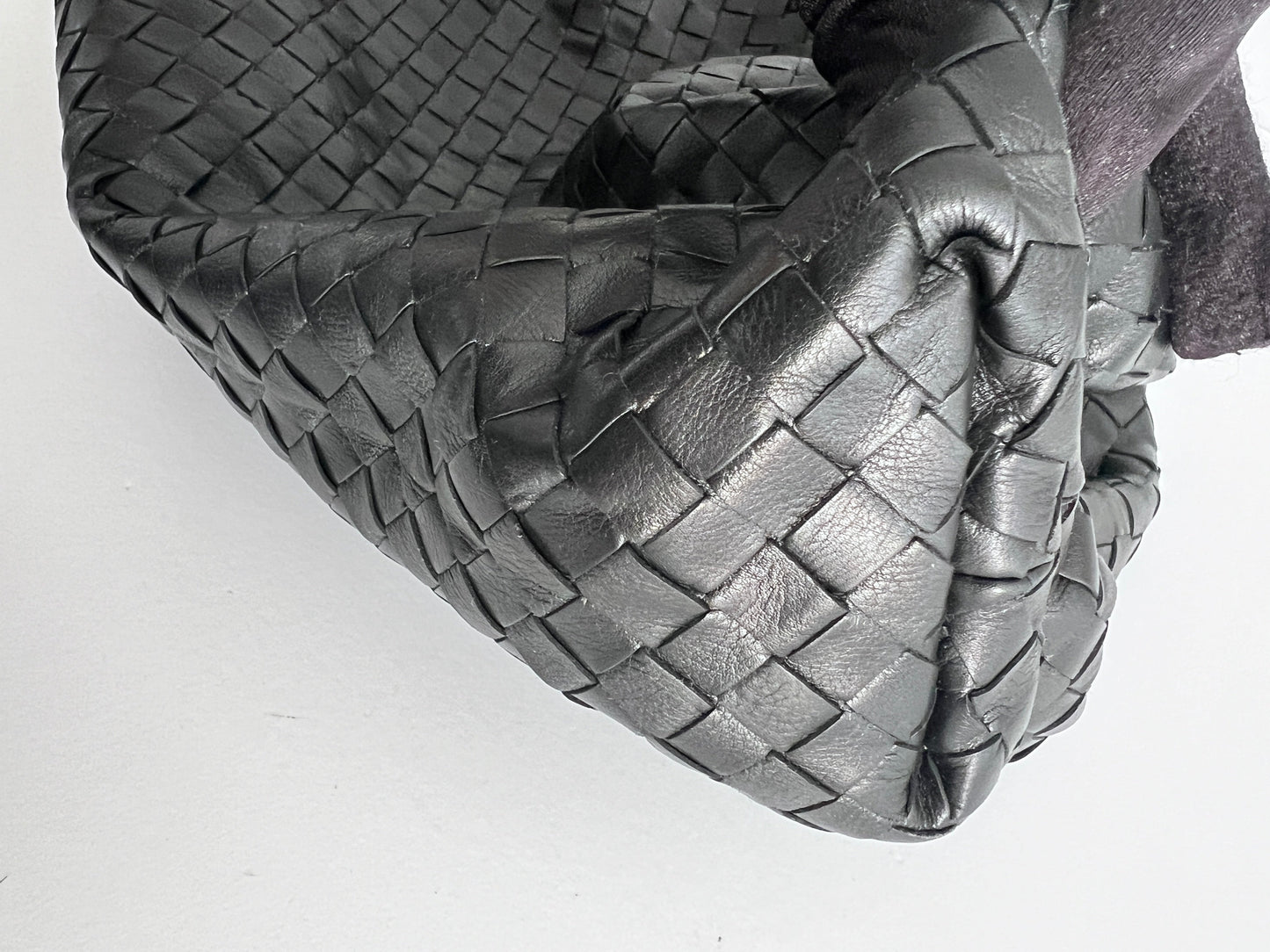 Bottega Veneta Black intrecciato pouch