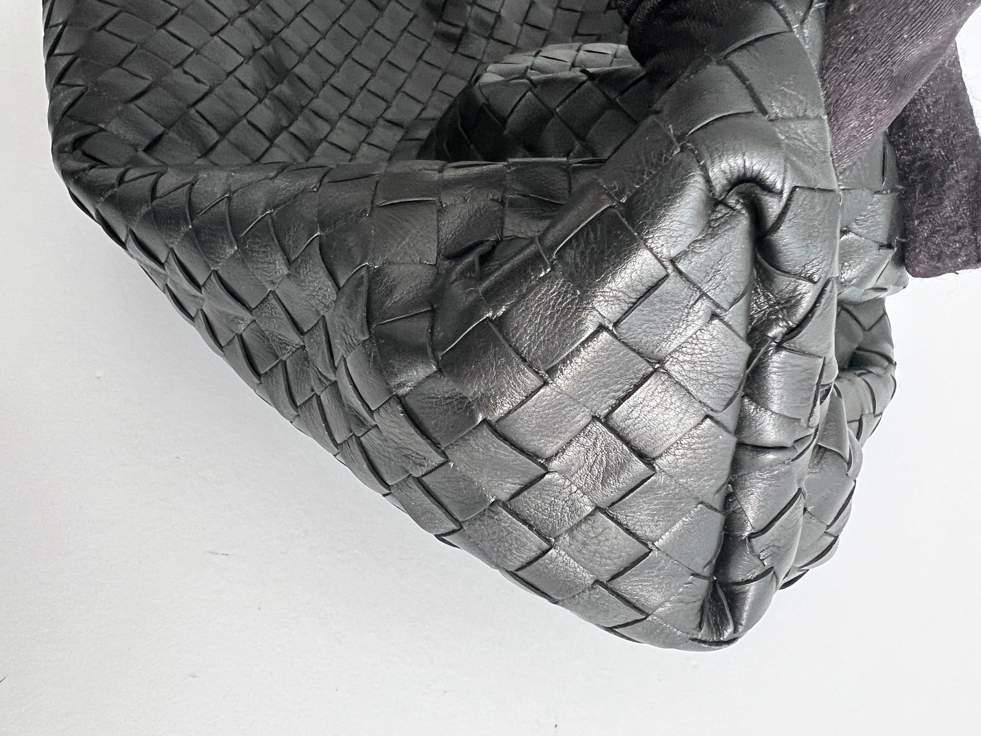 Bottega Veneta Black intrecciato pouch