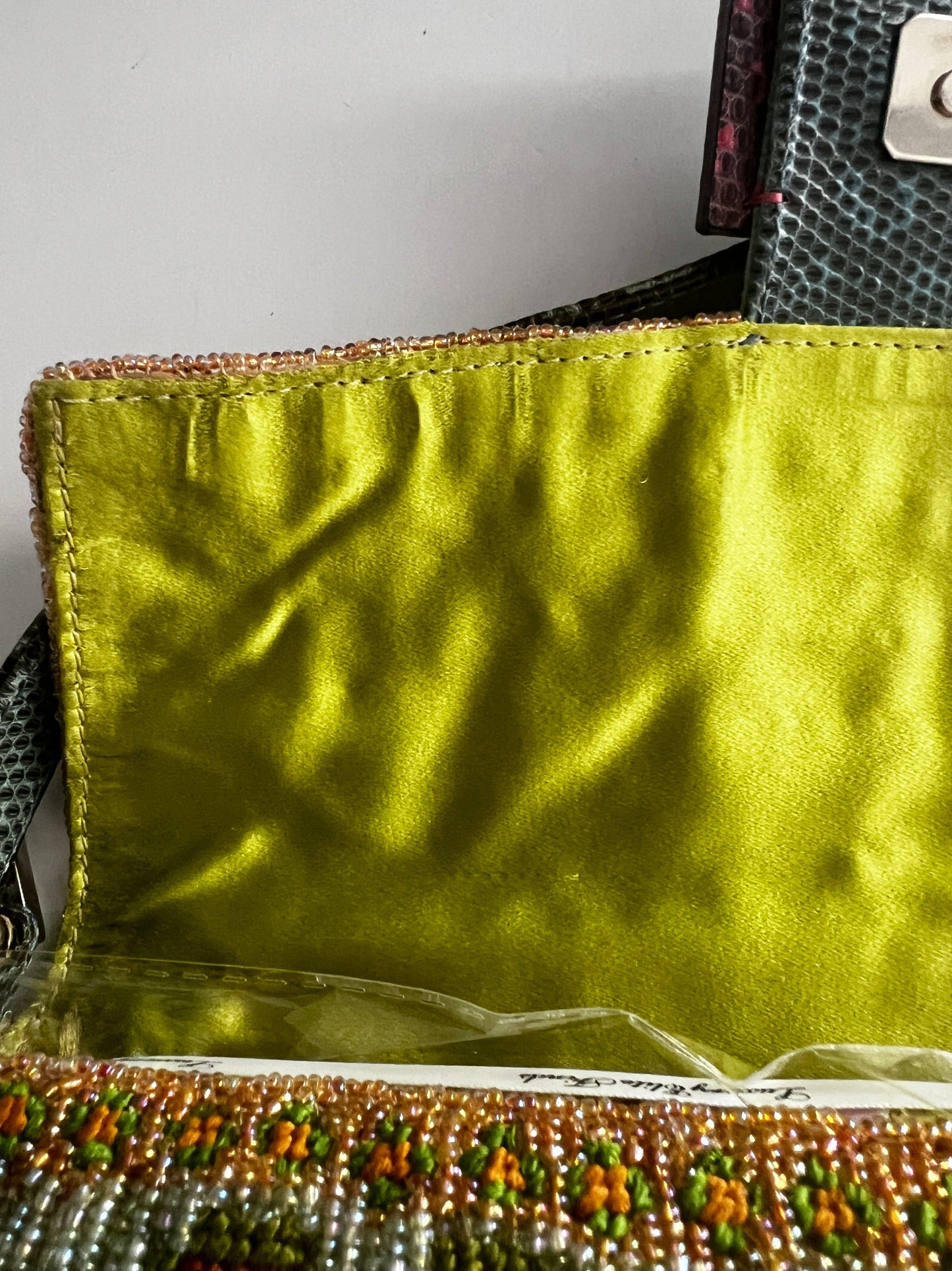 VintageFendi Madonna boho beaded baguette from 1997