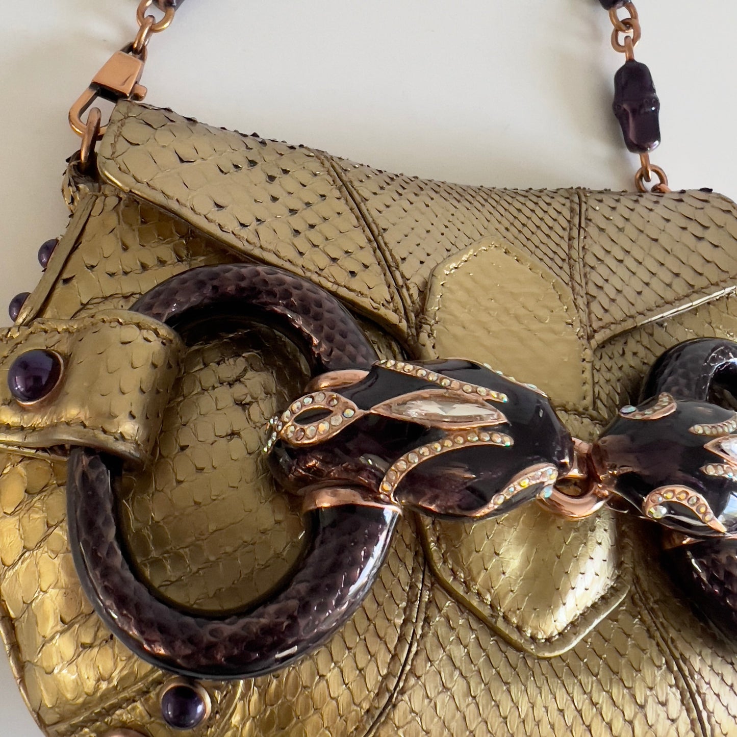 Vintage Gucci Gold Horsebit by TF