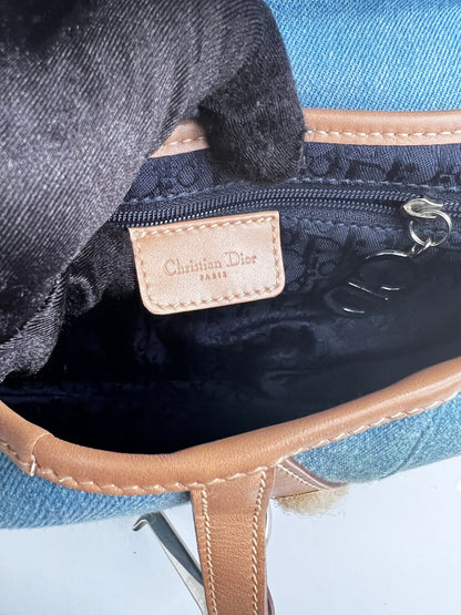 Dior denim saddle
