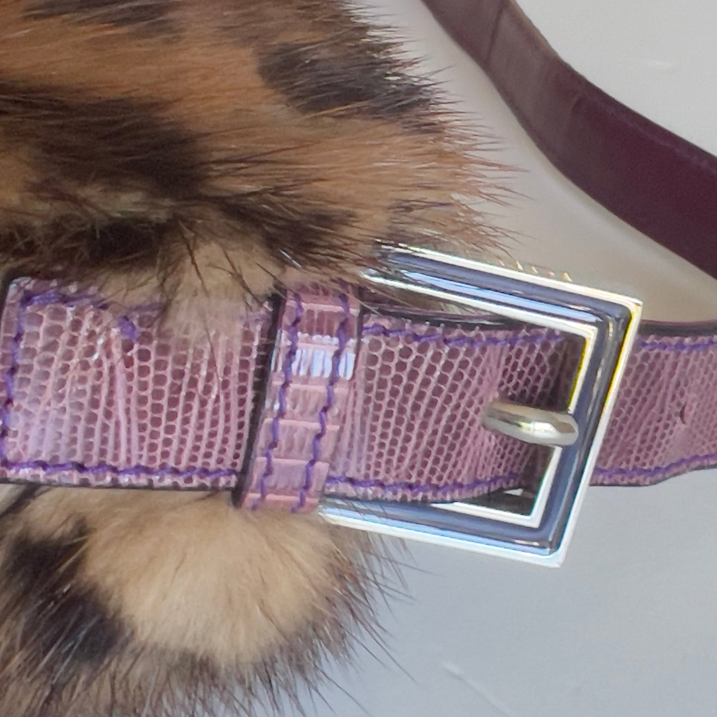 Vintage Fendi Cheetah Print Mink Fur Baguette