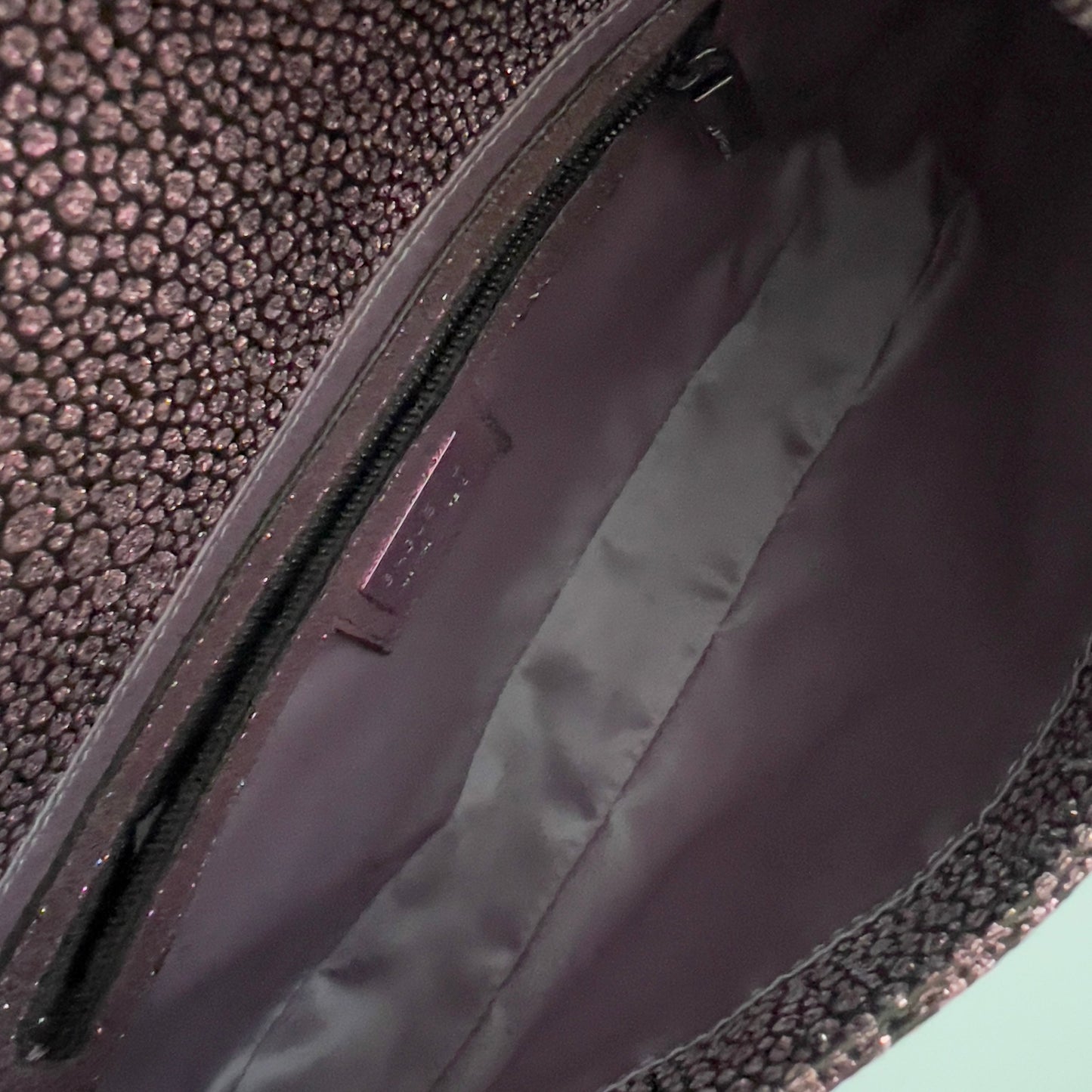Fendi Metallic Purple Baguette