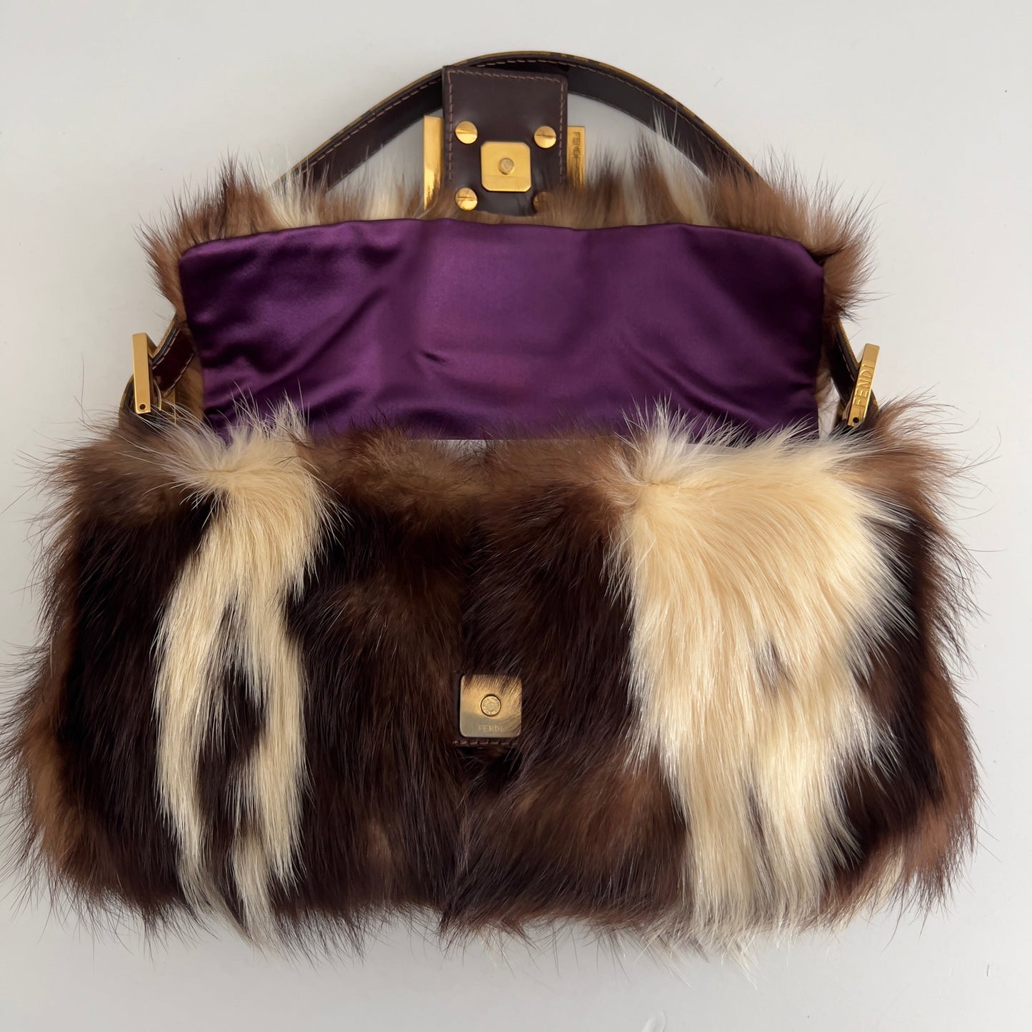 Vintage Fendi Skunk Fur Baguette